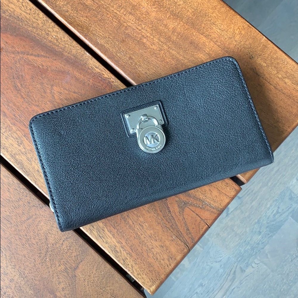 Michael Kors Black Large Wallet